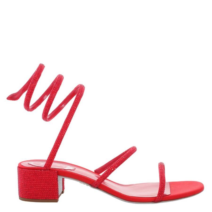 Rene Caovilla Cleo Crystal-Embellished Sandals by RENE CAOVILLA