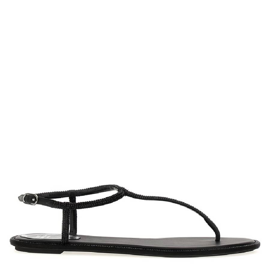 Rene Caovilla Diana Crystal Flat Sandals by RENE CAOVILLA