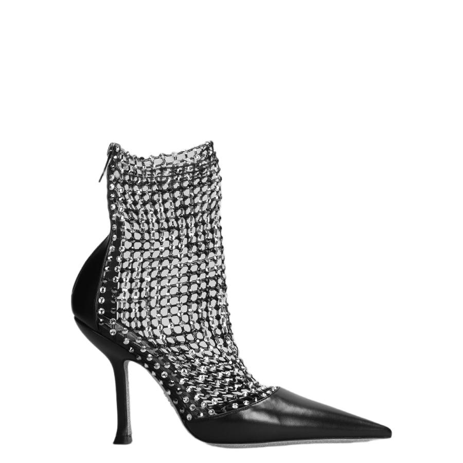 Rene Caovilla Galaxia Crystal Mesh Ankle Boots by RENE CAOVILLA