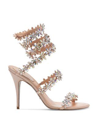 Women's Embellished Ankle Coil Sandals by RENE CAOVILLA