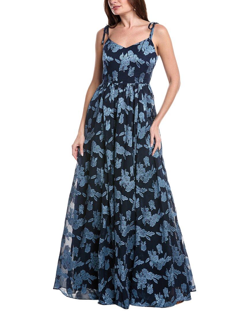 Rene Ruiz Sweetheart Tie Straps Oversized Floral A-Line Gown by RENE RUIZ