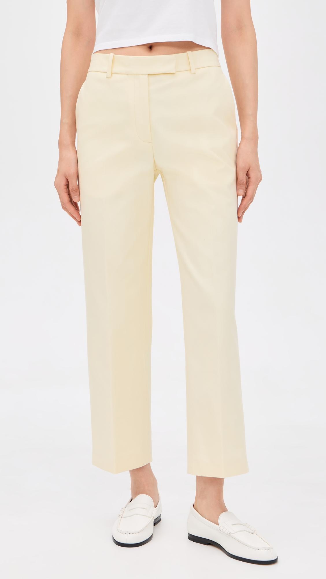 Cotton Twill Tailored Trousers by RENGGLI