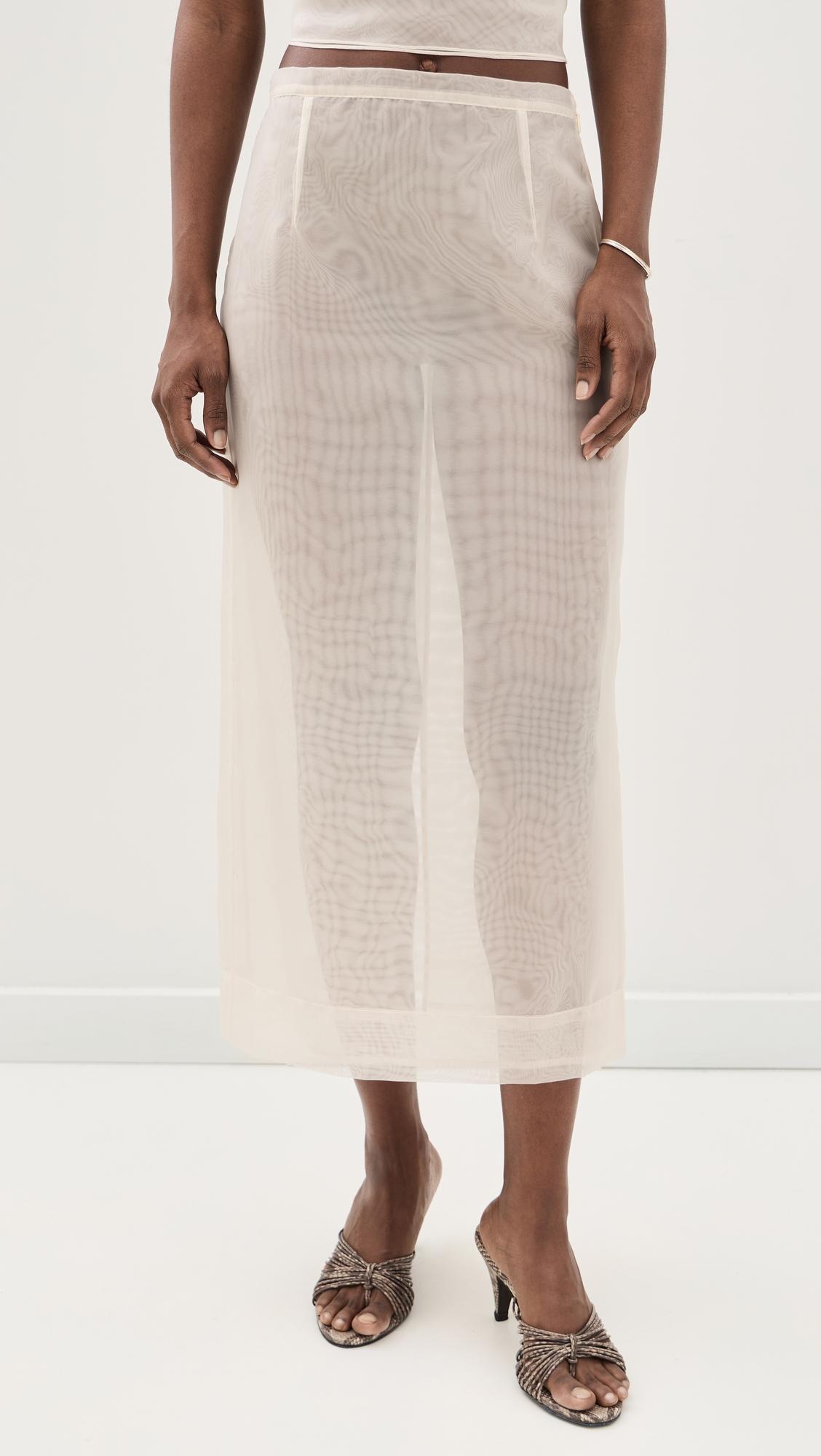 Organza Pencil Skirt by RENGGLI