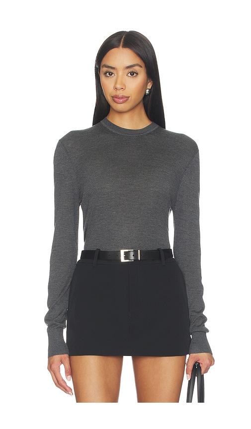 RENGGLI Crewneck Sweater in Grey by RENGGLI