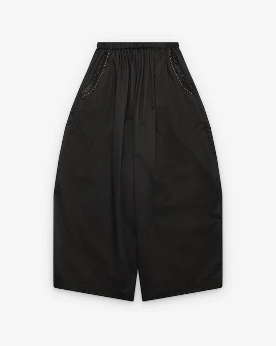 RENLI SU - Women's Balloon Pleated Trousers - (Black) by RENLI SU