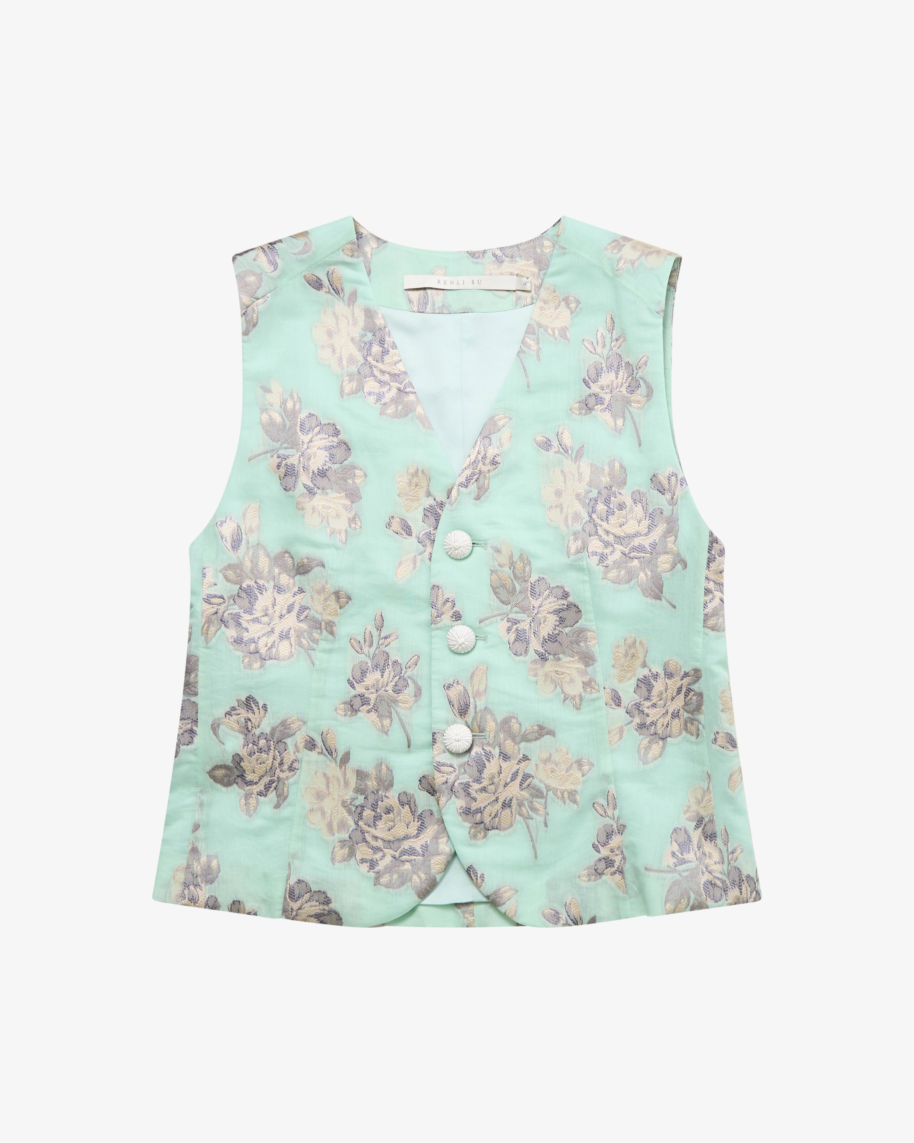 RENLI SU - Women's Vest - (Light Green) by RENLI SU