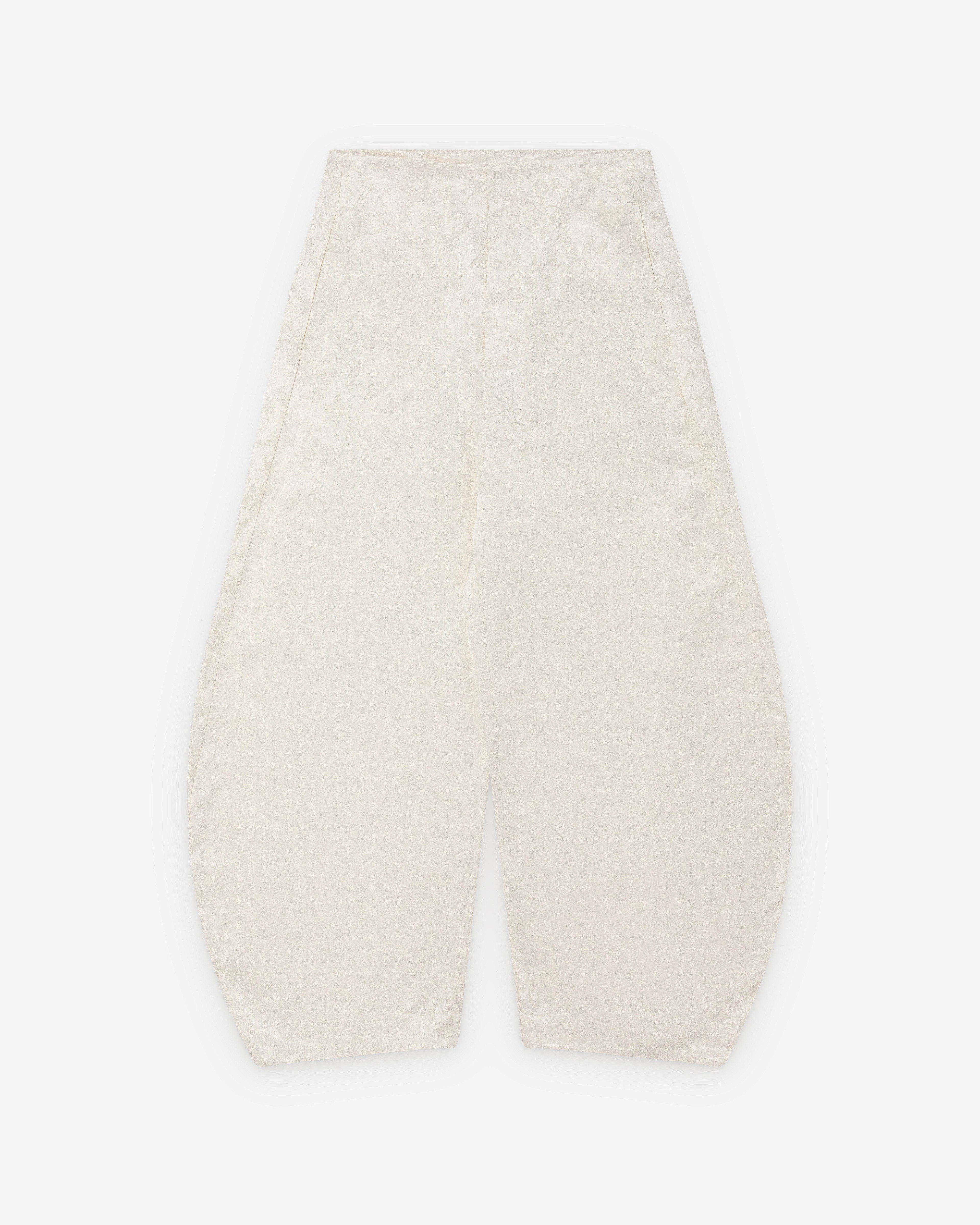 Renli Su - Women's Evelyn Trousers - (Rice White) by RENLI SU