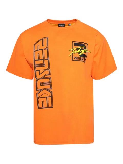 graphic-print cotton T-shirt by RENSUKE TOKYO