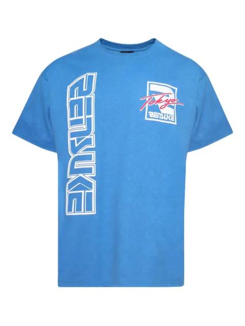 graphic-print cotton t-shirt by RENSUKE TOKYO