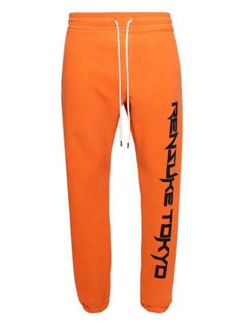 logo-print tracksuit bottoms by RENSUKE TOKYO
