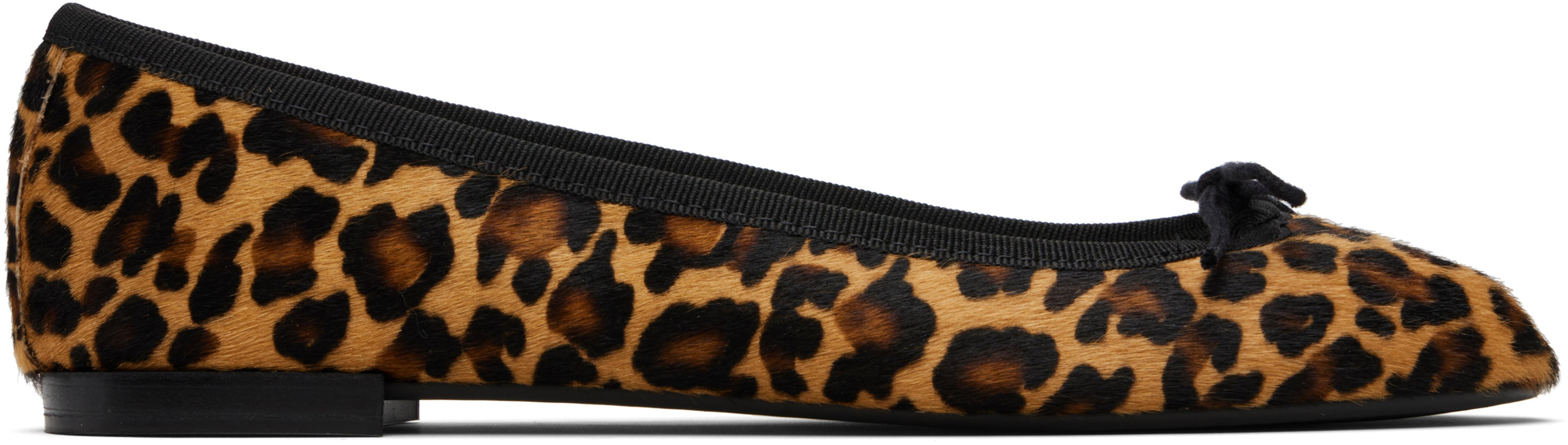 Brown & Tan Cendrillon Ballerina Flats by REPETTO