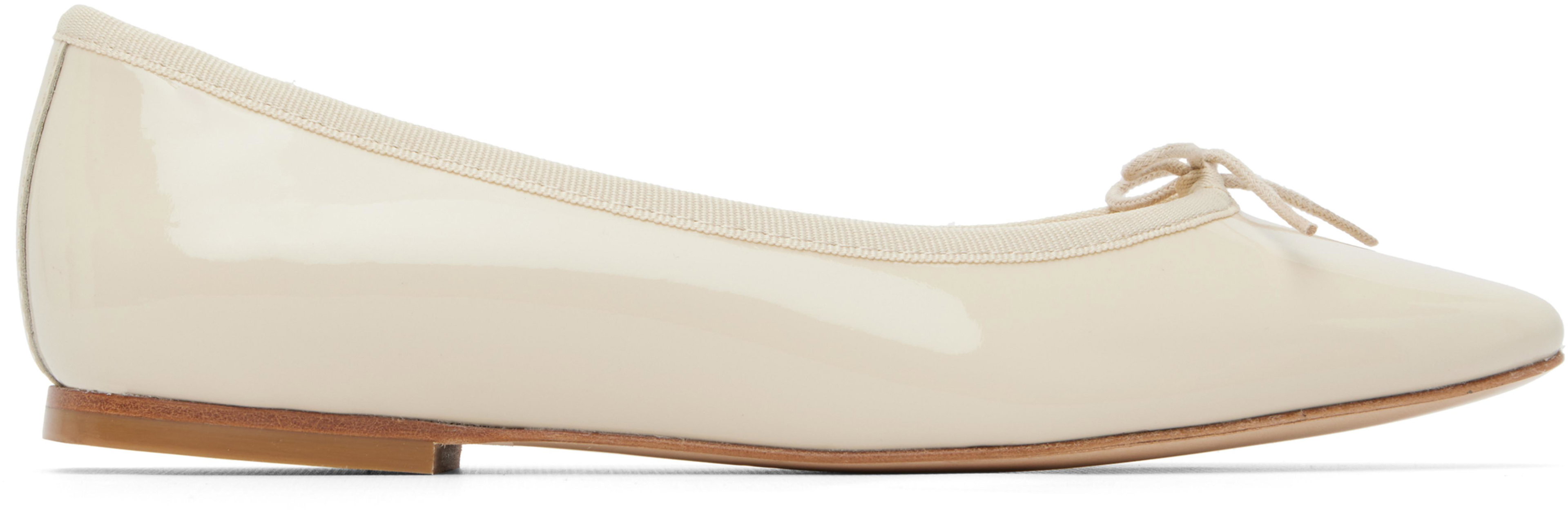 Off-White Cendrillon Pointed-Toe Ballerina Flats by REPETTO