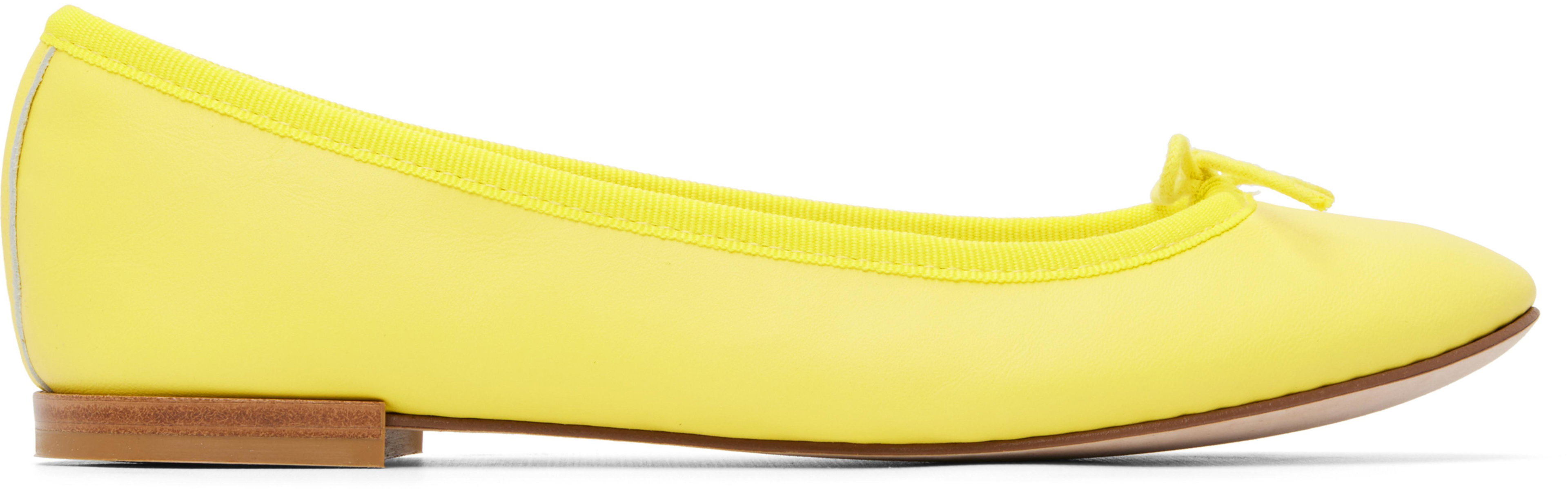 Yellow Cendrillon Ballerina Flats by REPETTO