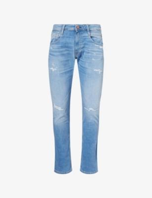 Anbass Slim-Fit Stretch-Denim Jeans by REPLAY