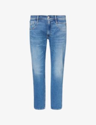 Anbass Slim-Fit Stretch-Denim Jeans by REPLAY