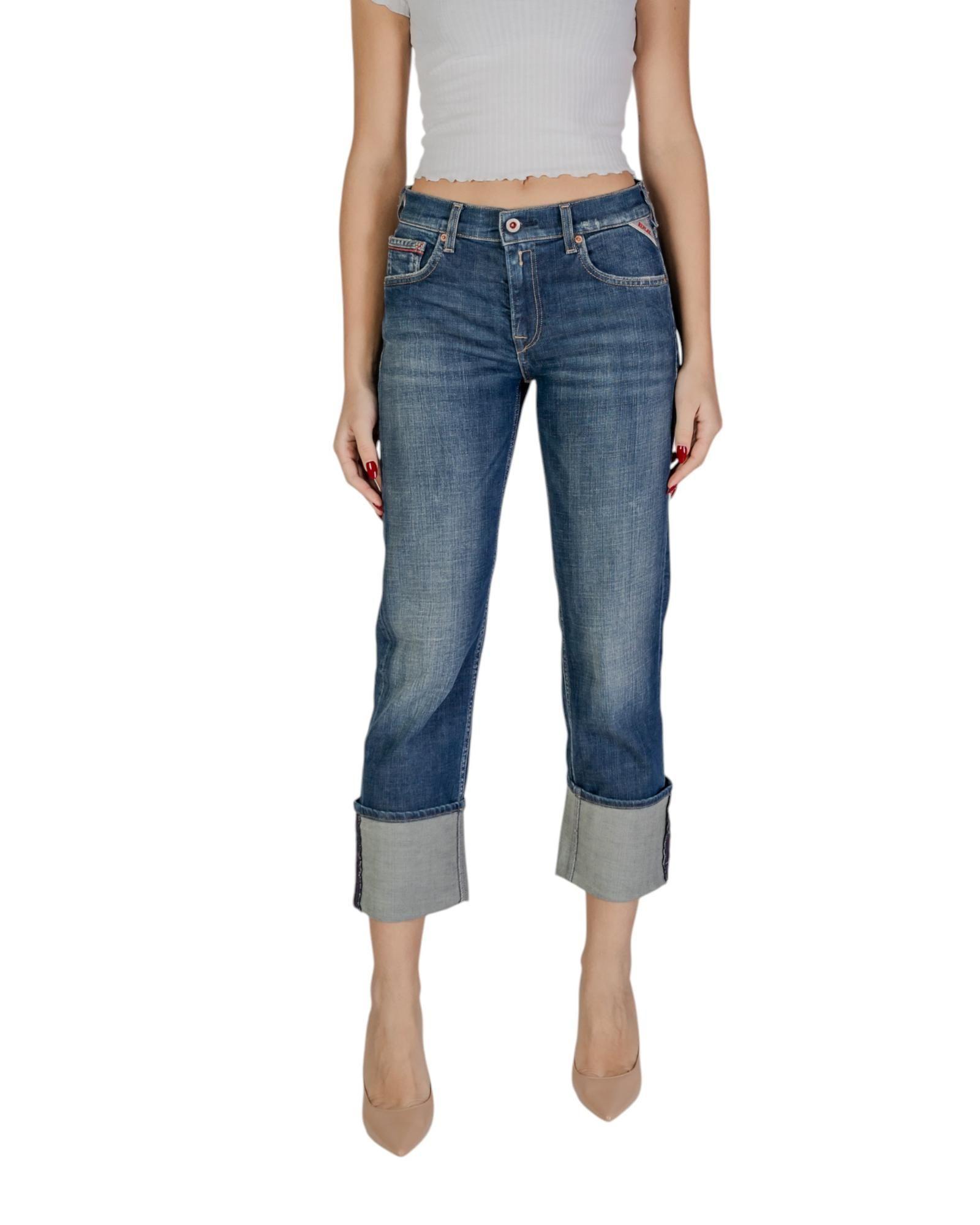 Anny Cropped Jeans Wo - Blue by REPLAY