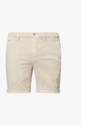 Benni Hyperflex regular-fit stretch-cotton chino shorts by REPLAY Benni Hyperflex regular-fit stretch-cotton chino shorts by REPLAY