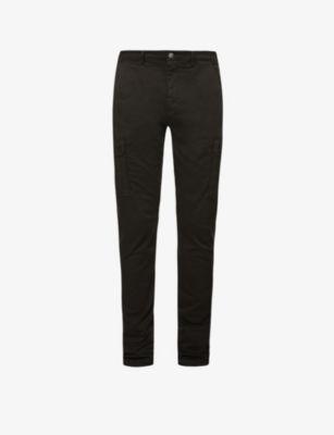 Jaan Hyperflex slim-fit slim-leg cotton-blend cargo trousers by REPLAY