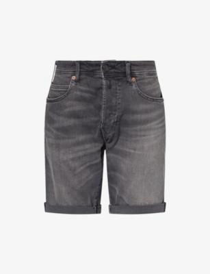 Tapered-Fit Cotton Denim Short by REPLAY