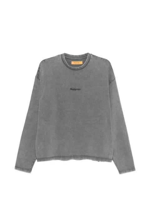 acid-wash long-sleeve T-shirt by REPLAY