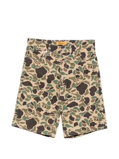 camouflage-print ripstop shorts by REPLAY