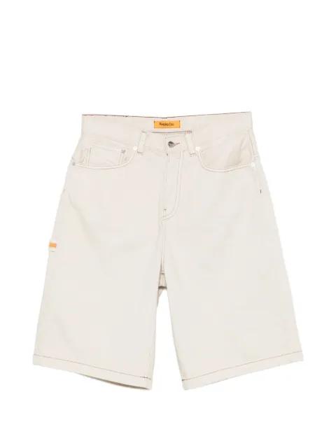 contrast-stitch shorts by REPLAY