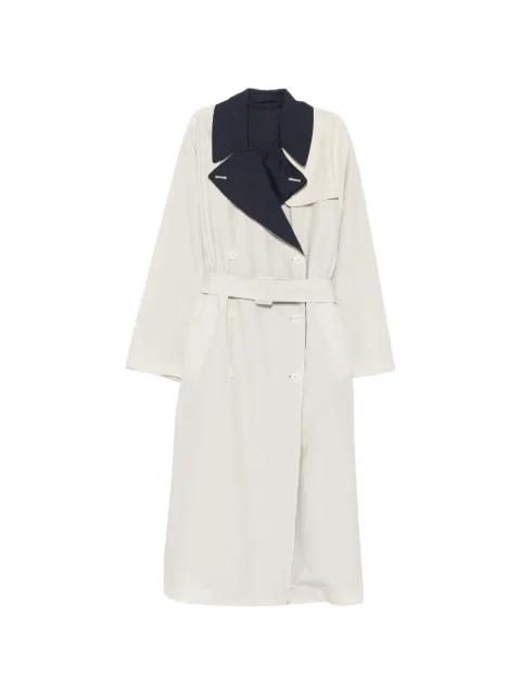 double-breasted belted trench coat by REPLAY