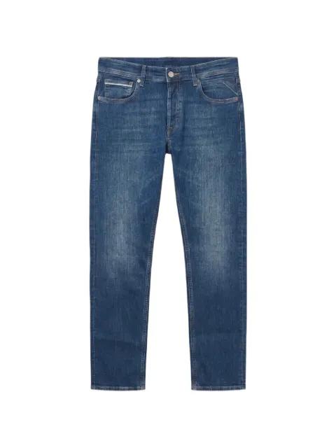 faded-effect slim-fit jeans by REPLAY
