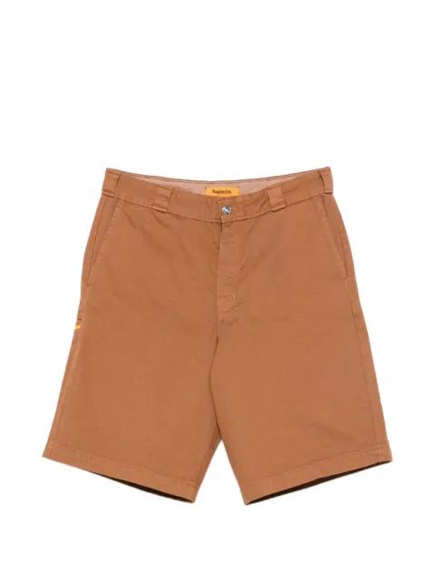 logo-patch cotton shorts by REPLAY