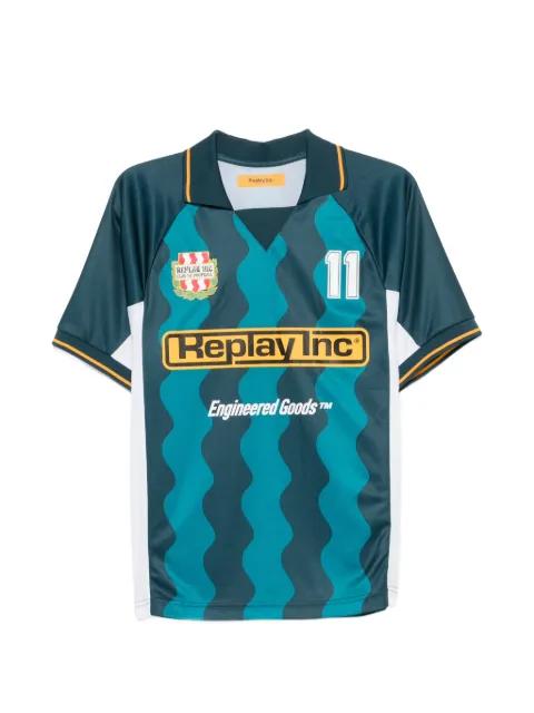 logo-print T-shirt by REPLAY