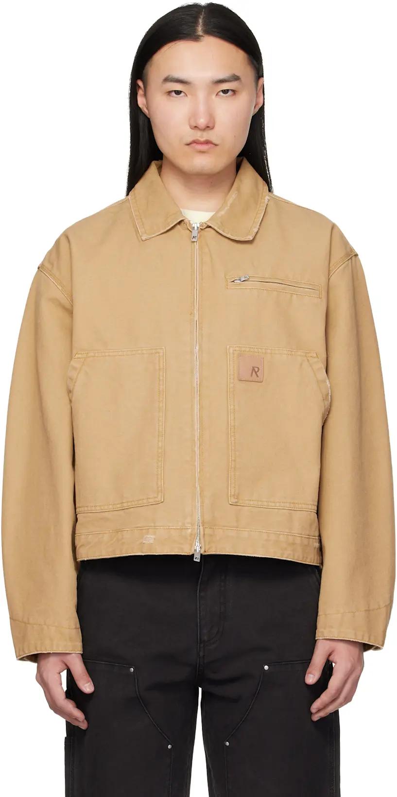 Beige Heaton Workwear Jacket by REPRESENT