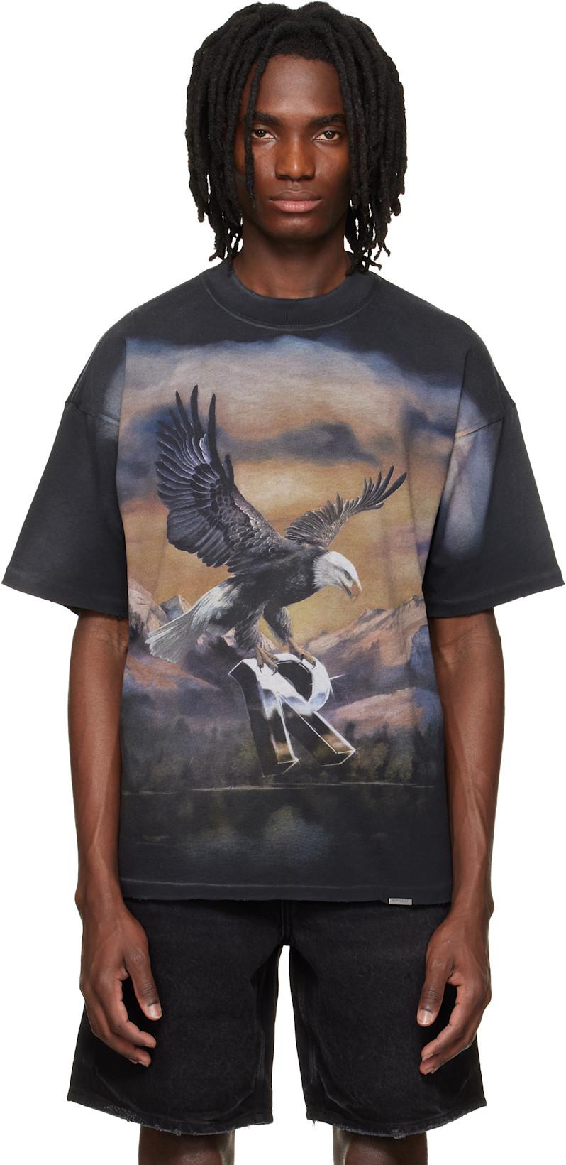 Black Chrome Flight T-shirt by REPRESENT