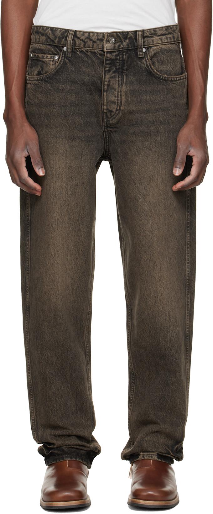 Brown R2 Straight Leg Jeans by REPRESENT