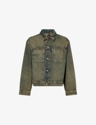 Collared Denim Trucker Jacket by REPRESENT