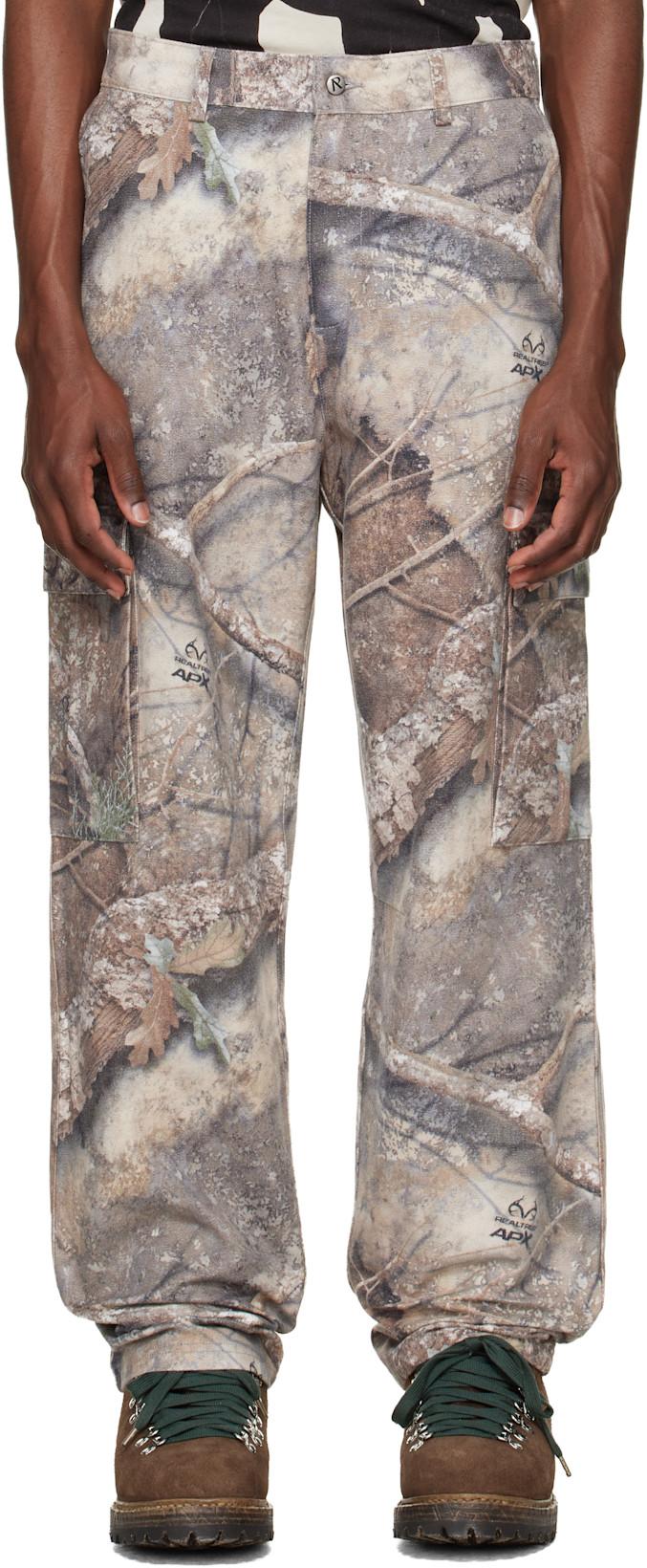 Khaki Realtree Camo Cargo Pants by REPRESENT