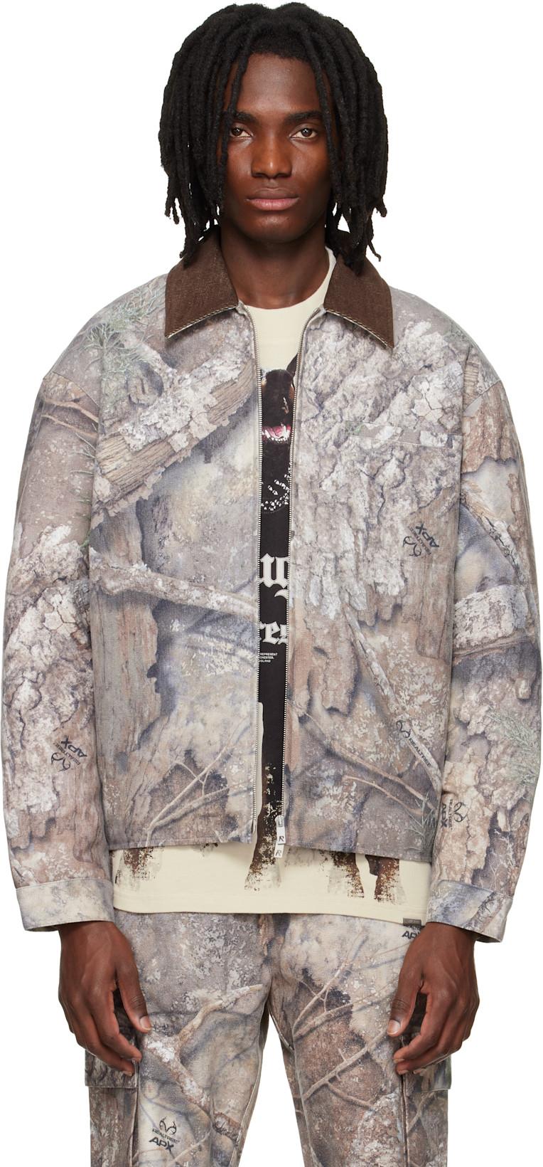 Khaki Realtree Camo Trucker Jacket by REPRESENT