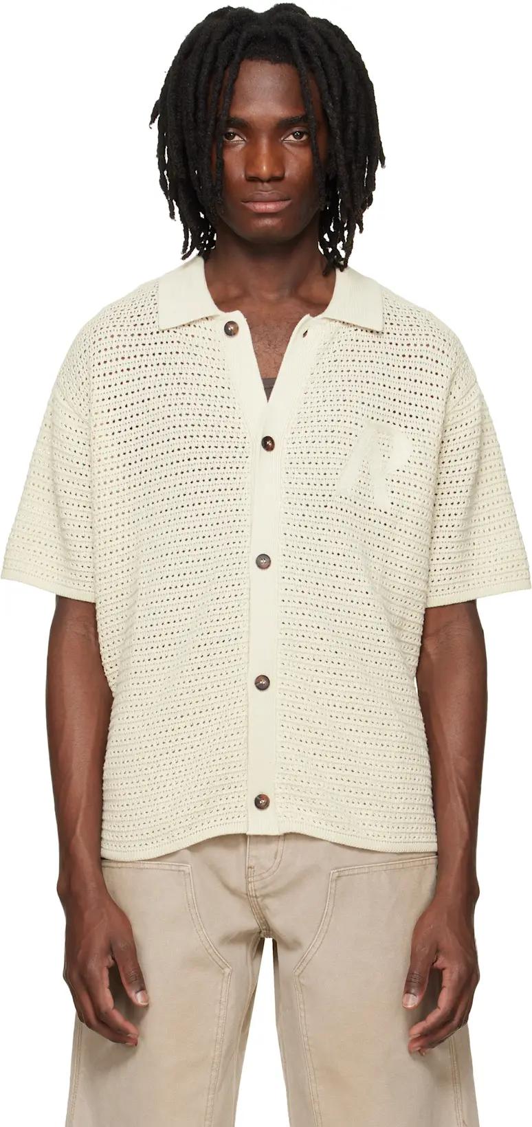 Off-White Pico Knit Shirt by REPRESENT