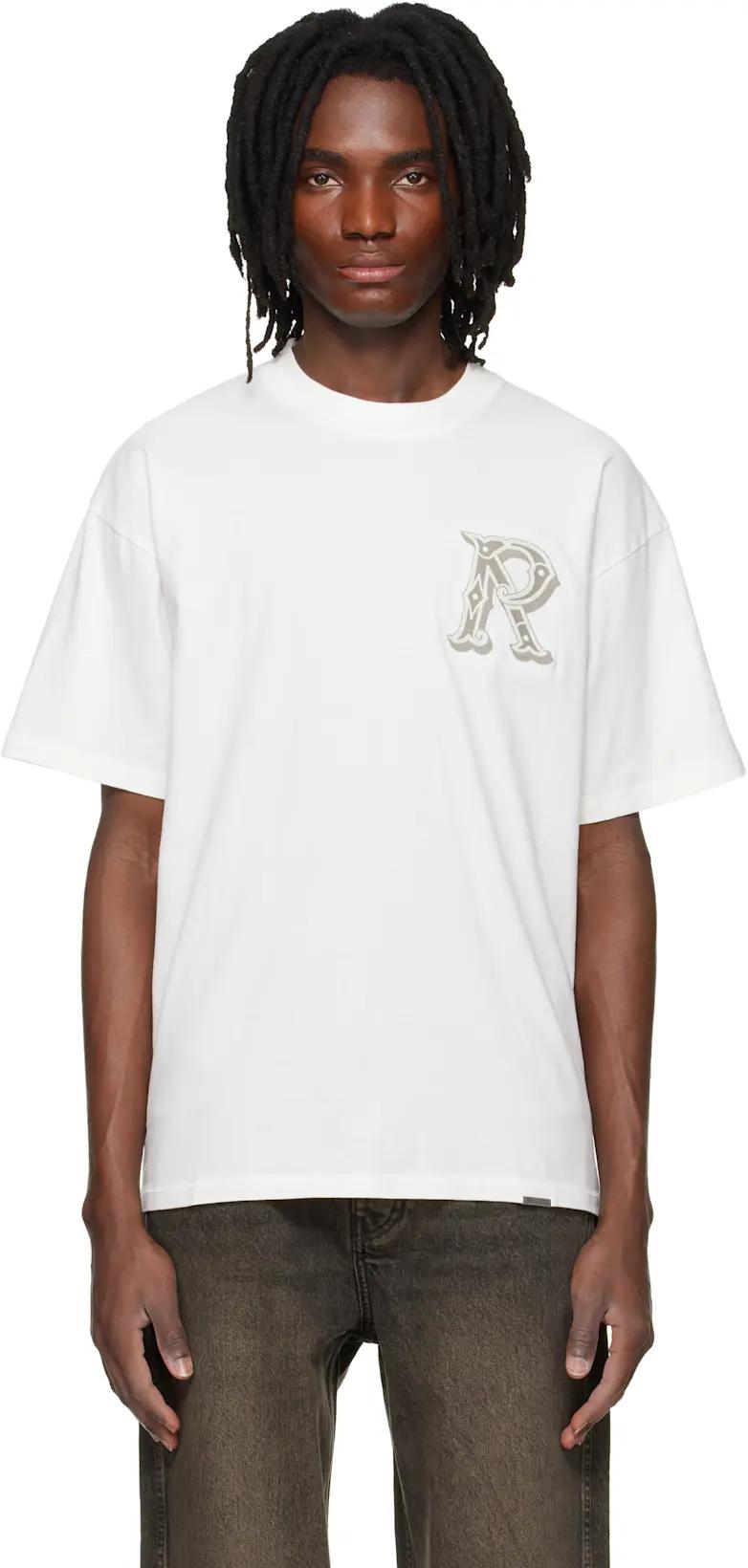 Off-White Western Initial T-shirt by REPRESENT
