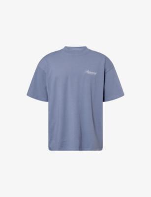 Owners Club Script Logo-Printed Cotton T-Shirt by REPRESENT