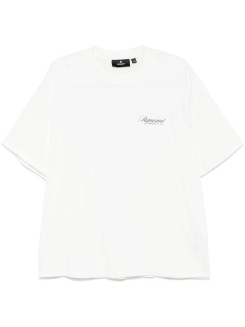 Owners Club script-print T-shirt by REPRESENT