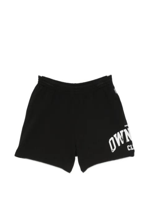 Owners logo-print shorts by REPRESENT