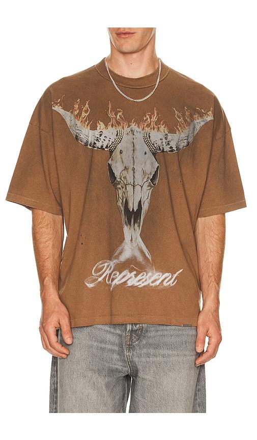 REPRESENT British Cowboys Tee in Brown by REPRESENT