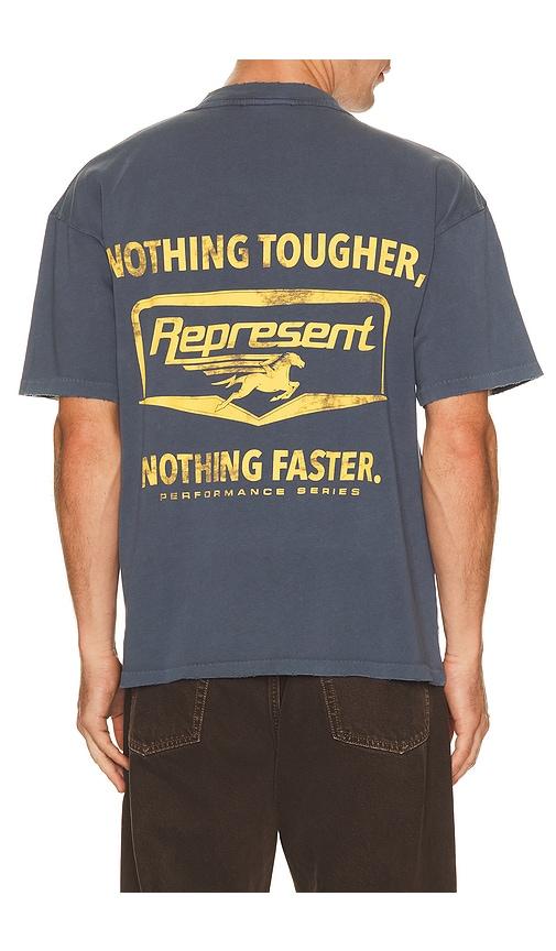REPRESENT Nothing Faster Tee in Blue by REPRESENT
