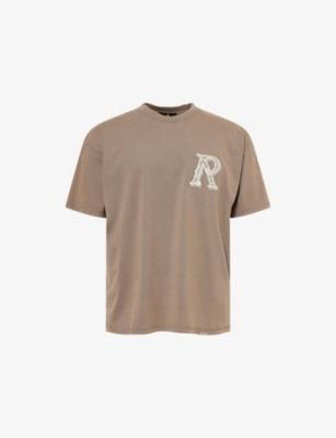 Western Embroidered-Logo Cotton T-shirt by REPRESENT