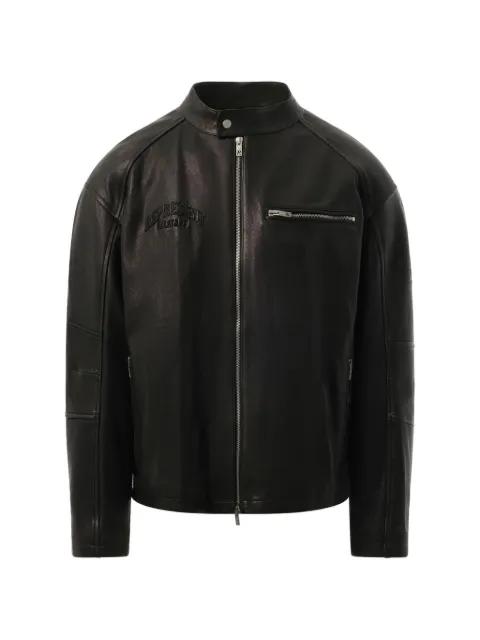 belstaff Cafe Racer embroidered biker jacket by REPRESENT