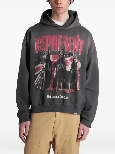 graphic-print hoodie by REPRESENT