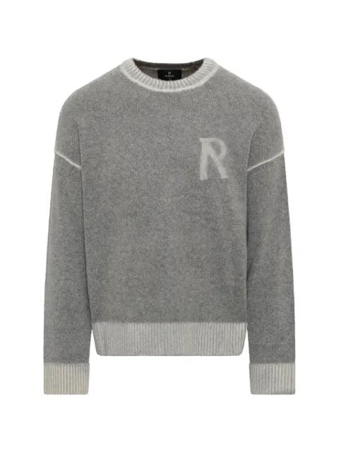 logo-jacquard sweater by REPRESENT