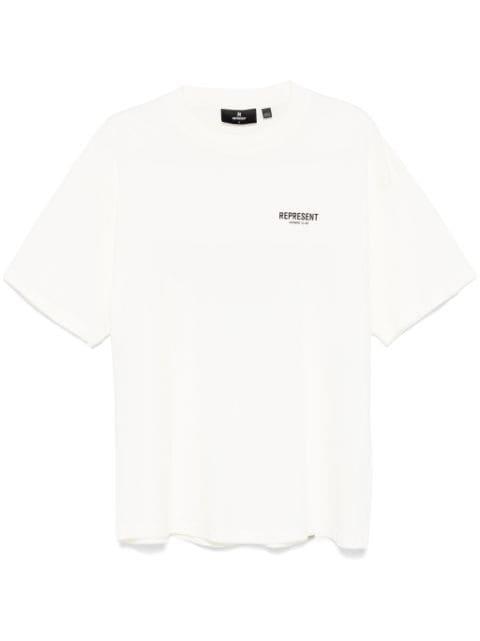 logo-print T-shirt by REPRESENT