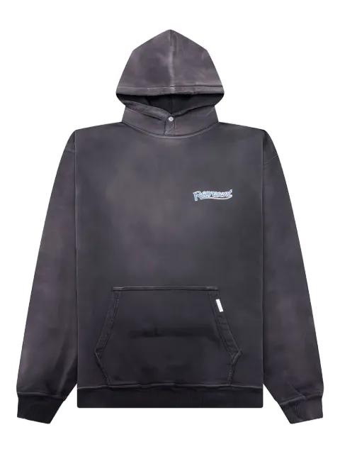 logo-print hoodie by REPRESENT