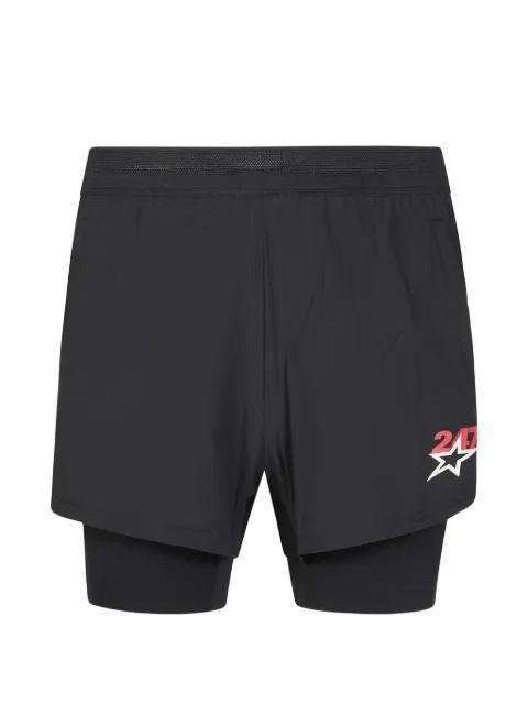 logo-print shorts by REPRESENT